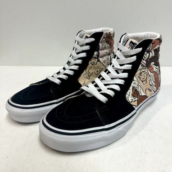 NWOT RARE VANS x CoppaFeel! Breast Cancer Awareness Sk8-Hi Sneaker Suede W 7 - Picture 2 of 11